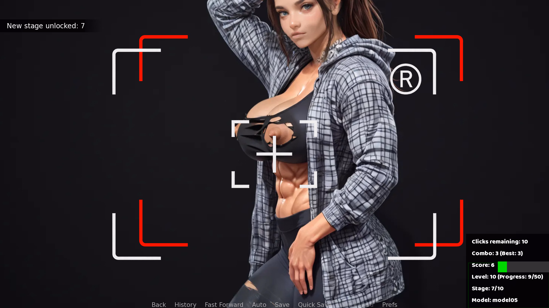 肌肉母狗：女体肉改调教（Female Muscle Leveling）Ch.1 v1.24 精翻汉化 游戏截图 4