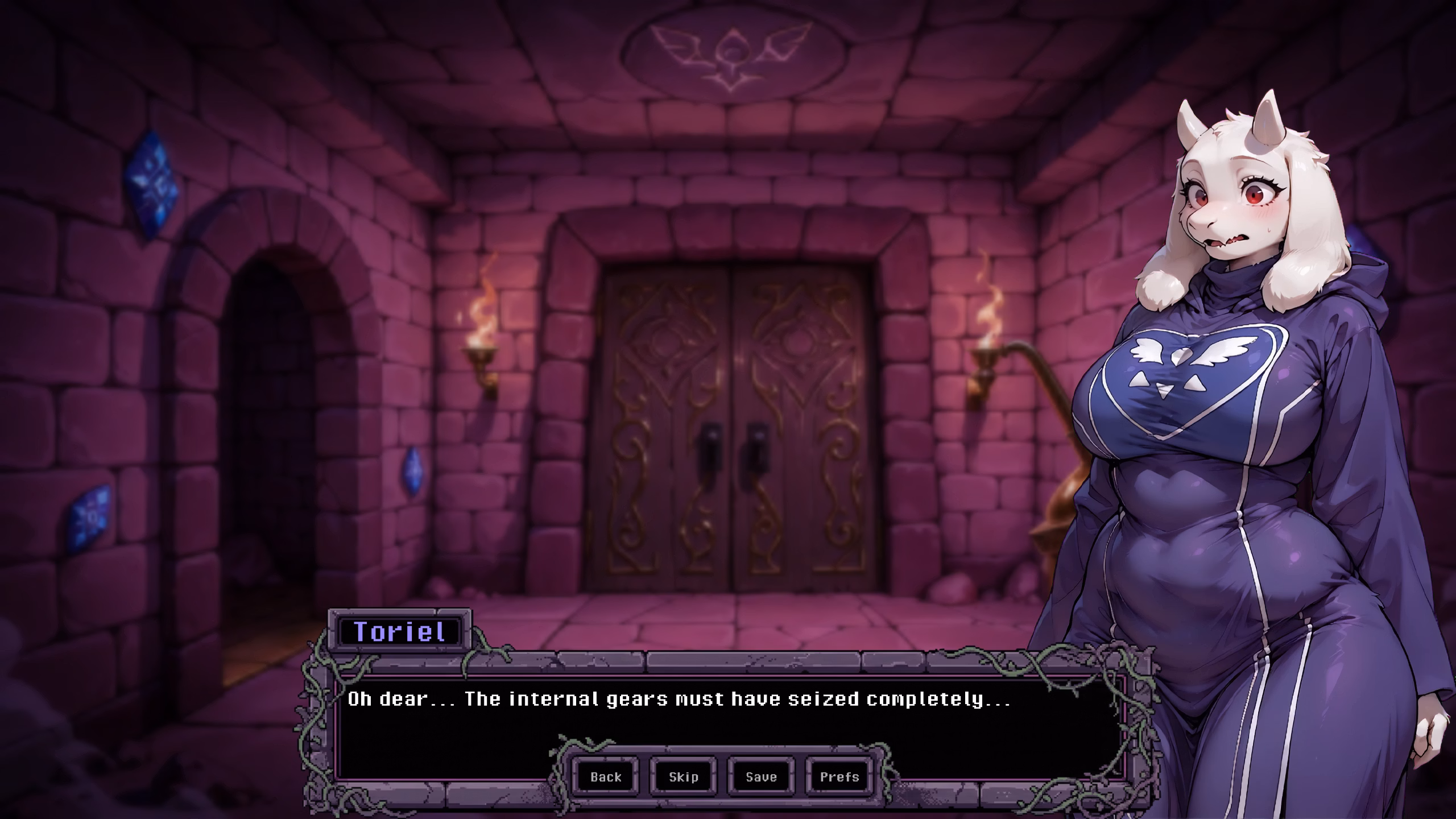 托丽尔的怀抱:地下情欲(Toriel's Embrace)v0.2 精翻汉化 游戏截图 3