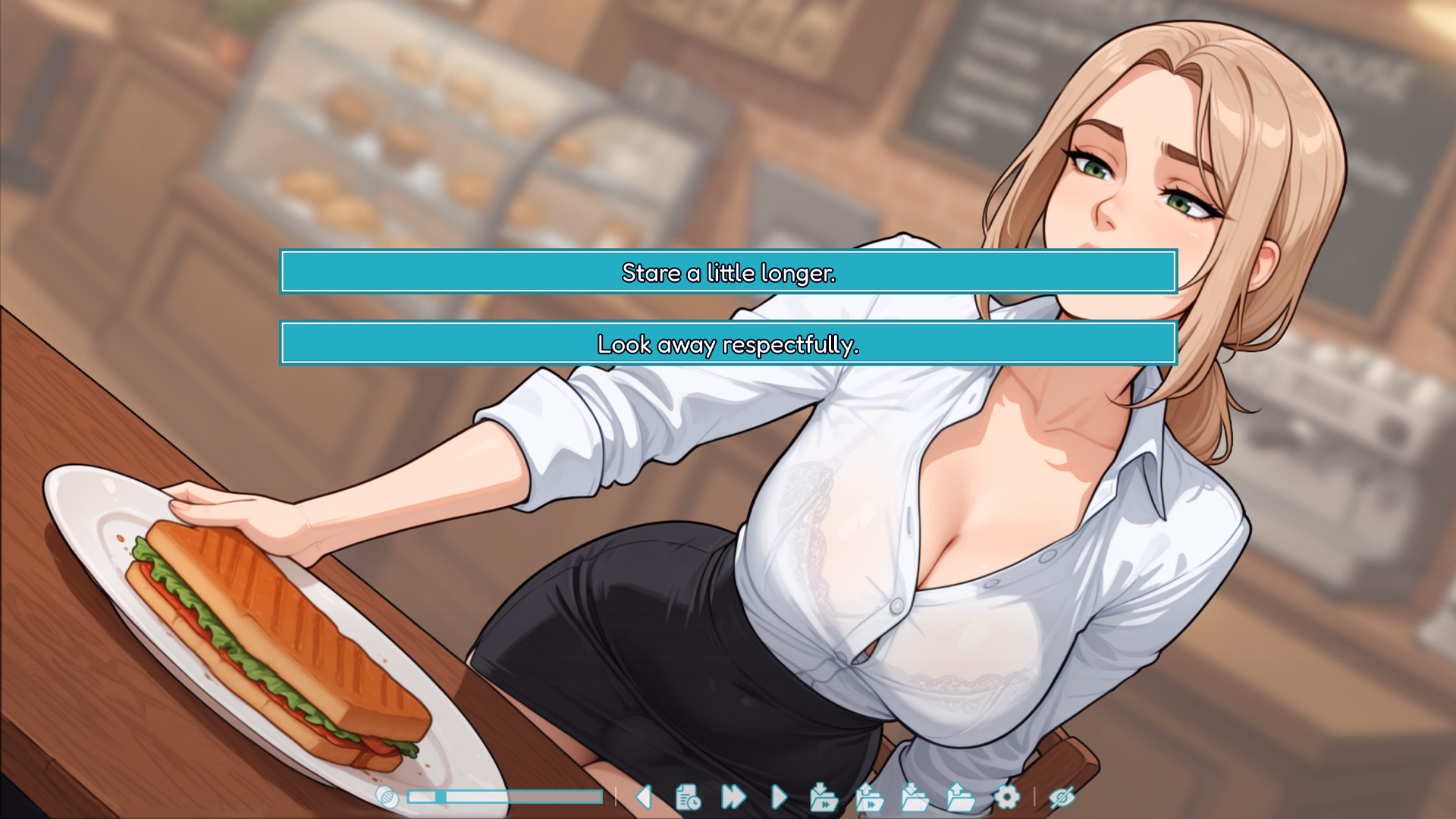 淫乱咖啡馆：伪娘与扶她的肉体招待（Femboy & Futa Cozy Cafe）Demo 精翻汉化 游戏截图 6