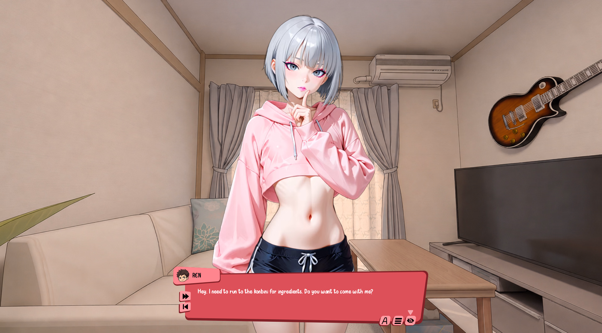 伪娘邻居：沙织的秘密同居（The Femboy Neighbor）v1.1 精翻汉化 游戏截图 7