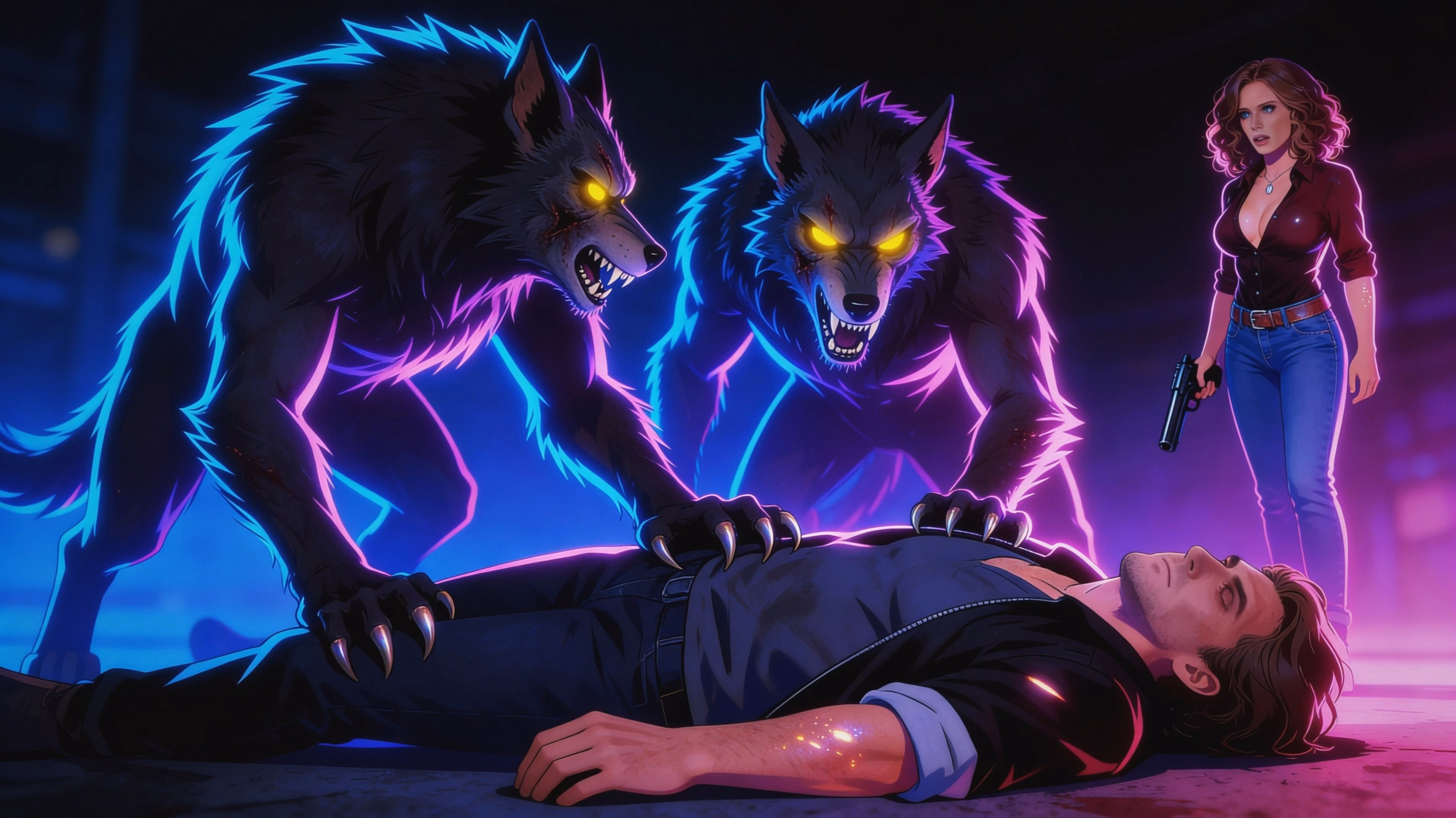 霓虹猎手：萨麦尔的士兵（Neon Hunter Samael's Soldier）v0.3 精翻汉化 游戏截图 3