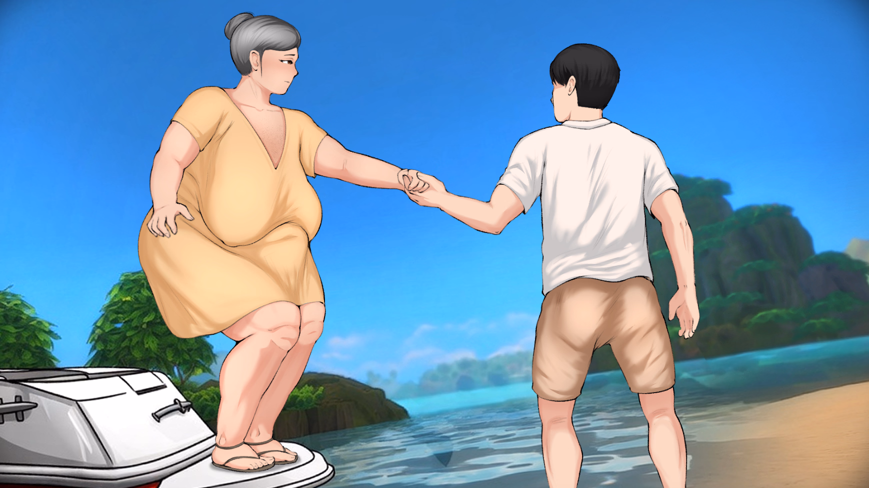 海岛度假村：与丰满熟女的纵情之旅（The Resort）v0.1.0 精翻汉化 游戏截图 5