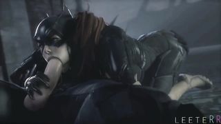 Batgirl Sucks Batman's Dick - Leeterr