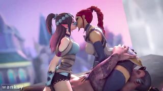 Cassie x Ying x Hanzo - Wanksysfm