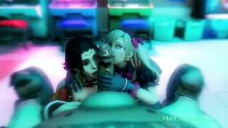 D.Va and Mercy Playing with a Huge Dick - Stealthclobber