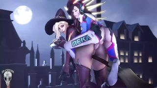 D.Va Fucks Mercy in the Ass - Sr-Crystian