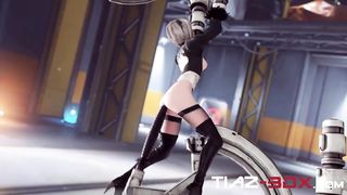 Calibrating 2B – Dildo Fucking Machine - Tiaz-3dx