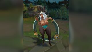 Bunnysuit Qiyana NSFW - League of Legends NSFW Custom Skins
