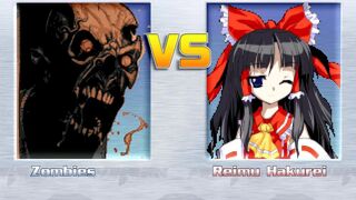 Zombies Vs Reimu Hakurei