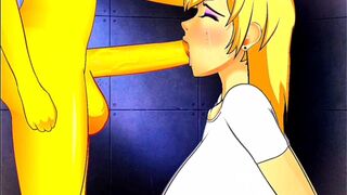 (SDT)Futa toy chica is the throat fucker