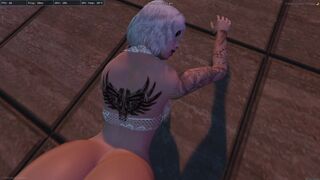 Tryhard Girl Jenny Claps her cheeks