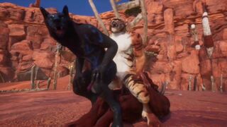 Wild Life - Tiger X Wolf X Minotaur (Sound Version) [GAY/FURRY/CUM]