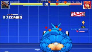 Exveemon x Kung Fu Girl