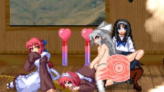 Kohaku, Hisui and Akiha x Leen's SistersFutaBT (Mugen)