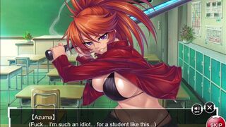 [Yankee Teacher] Azuma Kamimura H-Scene 01 (Taimanin Asagi Battle Arena ENG)