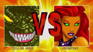 Killer Croc VS Starfire