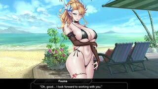 [Swimsuit] Ragnarok H-scene 01 (Taimanin RPGX ENG MTL)