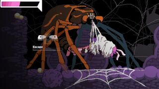 Udonge In Interspecies Cave: Big Spider vs Bunny Girl