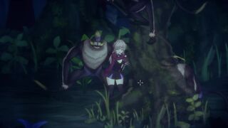 Vivi and the magical island - Vivi attacked by chimpanzees