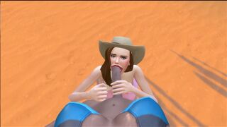Moms on the beach "part 2" (With voice acting)