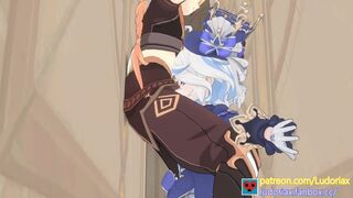 Furina PK Aether_GenshinImpact_ZenlessZoneZero