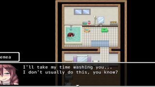 Monster Girl Quest Paradox Nemea Loop Event Bath Wash (Succubus Prison Collab)