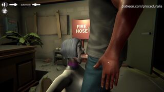 Ghost in an abandoned factory