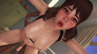 [Male X Futa] Petite Futa Cums From Pleasure