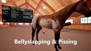 Bellyslapping & Pissing | VR Stallion