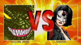 Killer croc VS Katana