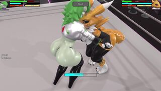 HR2 Furry: Gardevoir vs Renamon