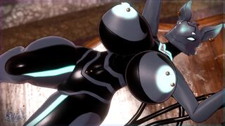 BlipsVR - Warframe Puppy Girl Voruna Gets Fucked By Her Clone