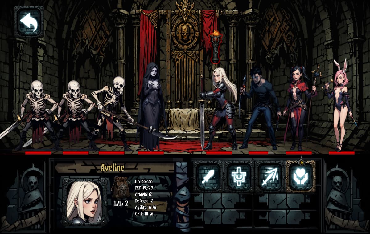 精品SLG/汉化/后宫/怀孕/双端丨Forbidden Dungeon 禁忌地牢 v0.1.5 AI汉化版【20260211】 游戏截图 1