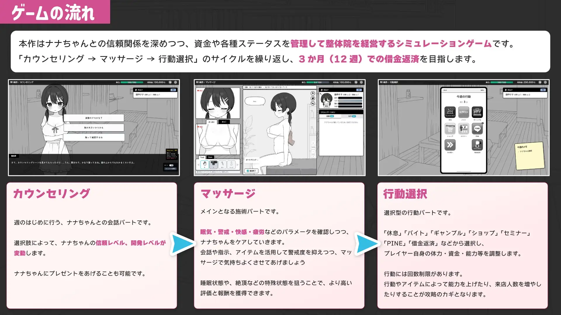 SLG/微云/双端丨心跳！性感按摩/ドキドキ!性感マッサージ/V.1.08 【20260313】 游戏截图 8