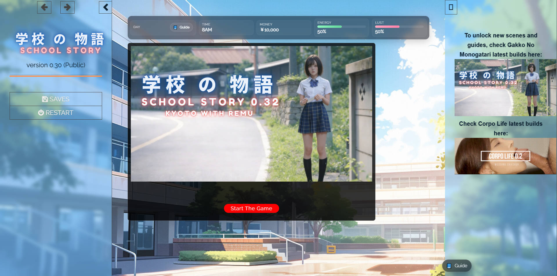 HTML/汉化/真人丨学校の物语 Gakko No Monogatari V0.31 浏览器汉化 【20260407】 游戏截图 5