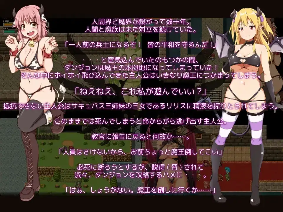 日系RPG/AI汉化丨没用勇者与魔王的膣内.为成为勇者而打败魔王吧/へっぽこ勇者と魔王の膣内（人外?淫魔?搾取?逆レイプ 1.3.0【20260514】 游戏截图 1