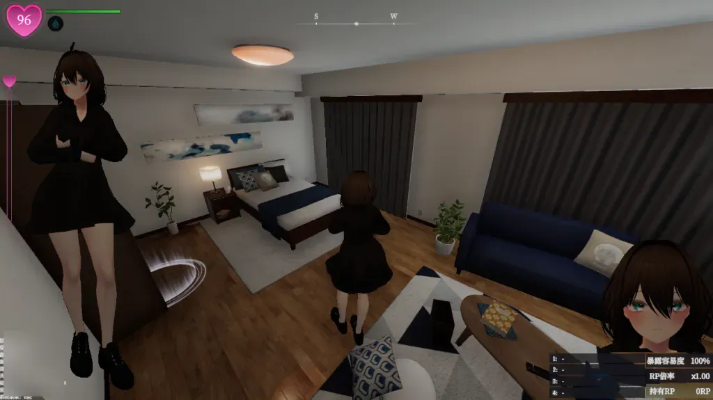 3D/SLG/动态丨塞雷卡 隐秘曝光 真奈美小姐的偷偷行动 秘密のエクスポーズ バレないように户外剧情するマナカさん 2(二部） v1.0.4 官方中文版 【20260612】 游戏截图 1