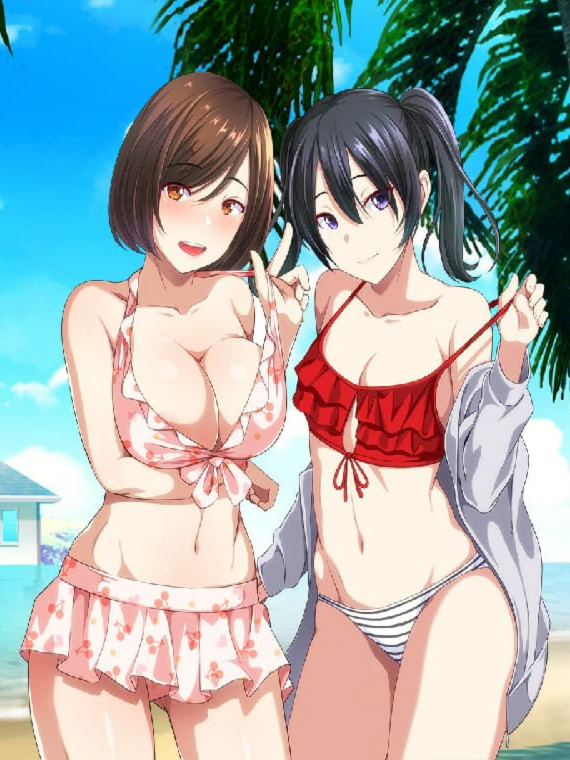 群女乱舞的混沌海滩