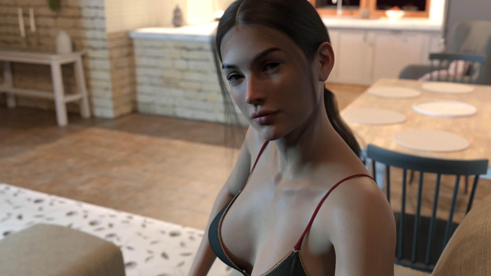 欧美SLG/AIGPT汉化/3D丨莎拉Sara – Oh Daddy Part 2 v0.4【20241202】 游戏截图 4