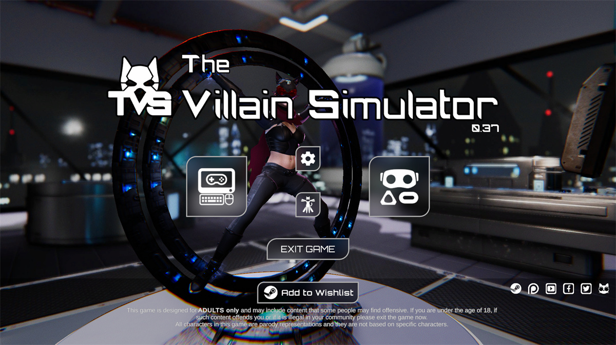 1月新作/欧美3D动态SLG/机翻丨恶棍/The Villain Simulator STEAM步兵版 【20240104】 游戏截图 4