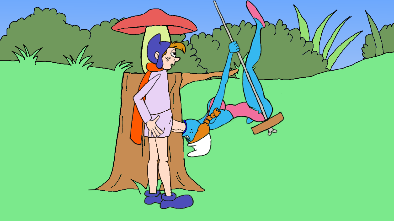 欧美SLG汉化动态丨蓝精灵 Smurfing the Smurfettes  v0.18【20240130】 游戏截图 6