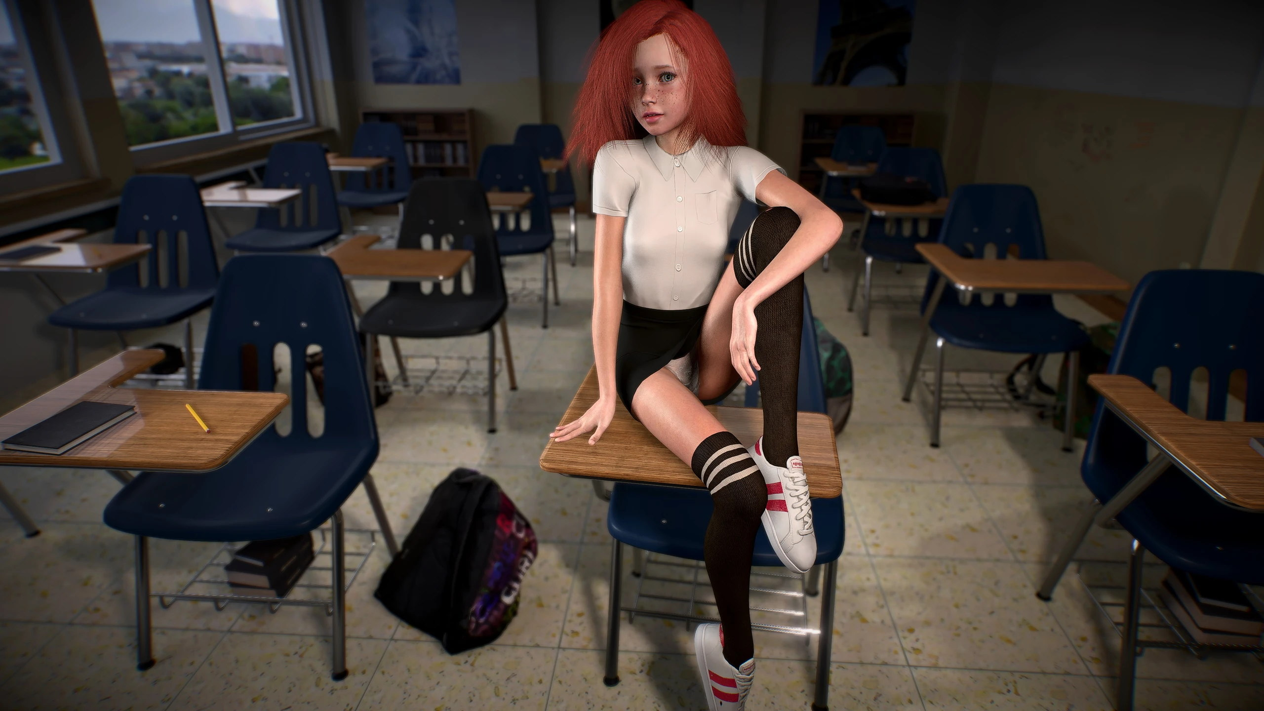欧美SLG汉化动态 | 勒索与教育 Blackmail and Education v0.3 SE【20230513】 游戏截图 6