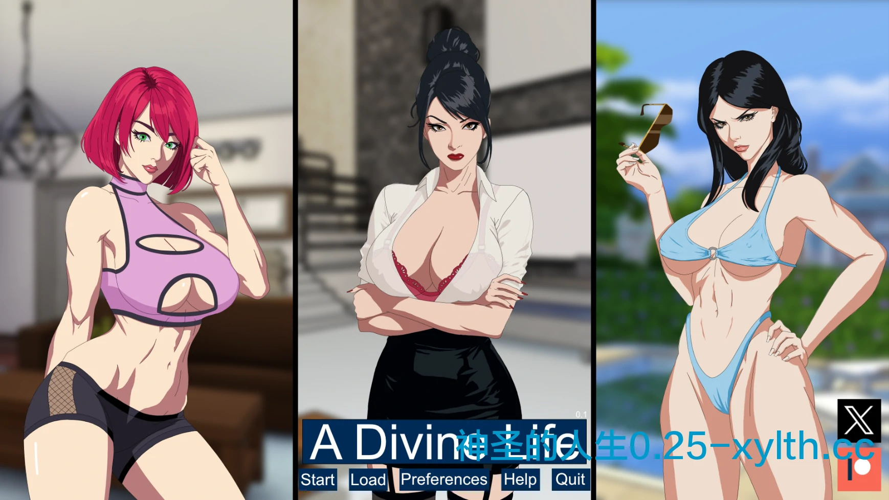 欧美SLG/AIGPT汉化/2D丨神圣的人生A Divine Life  v0.25【20241117】 游戏截图 3