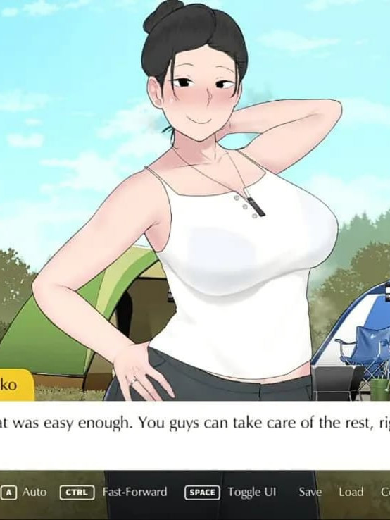 和妈妈一起露营