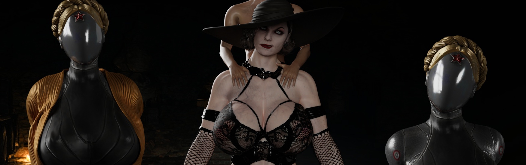 欧美SLG汉化动态丨迪米特雷斯库的猥亵城堡Dimitrescu'sLewdCastleChapters1-5.2丨【20230607】 游戏截图 3