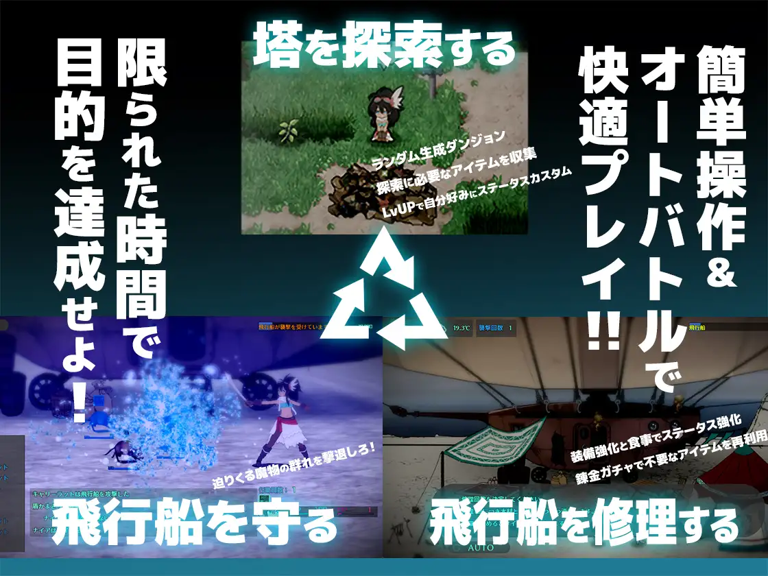 回合RPG幻想强X丨迷雾之塔-ローグラV1.2.5 AI汉化 【20240915】 游戏截图 8