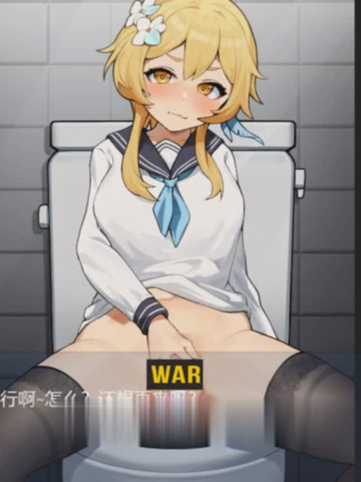 男厕所里的怪声～厚脸皮的雌小鬼！瞧瞧大人的雄伟～