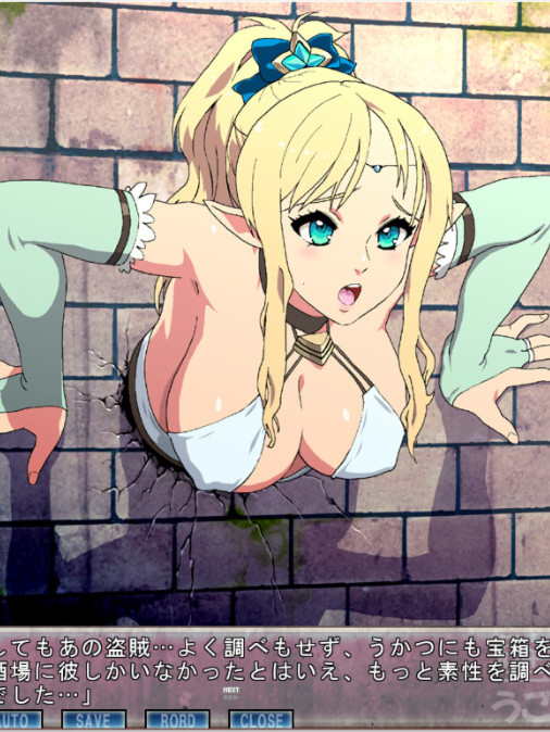 卡在墙壁中的美人屁股！