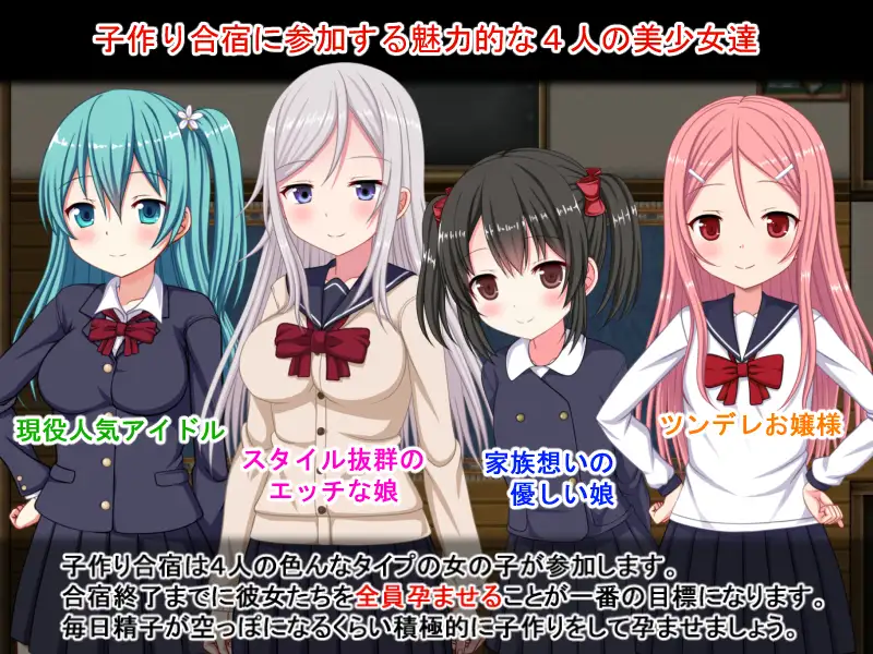 RPG/机翻/新作丨ハーレム子作り合宿 ～性活指導員になった俺～ Ver1.1【20231202】 游戏截图 2
