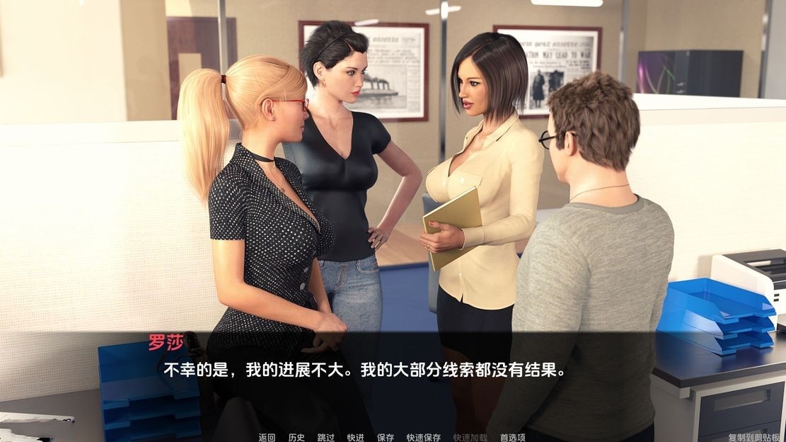 欧美SLG/动态/更新丨 杰西卡：奥尼尔的硬新闻 Jessica O'Neil's Hard News V0.65 汉化版 【20241015】 游戏截图 4